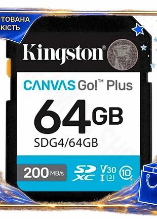 Dm карта пам'яті sdxc специфікація 2.2 64гб kingston canvas go! plus швидка для фото та відео запису 2 spe|lz