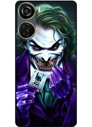 Чехол силиконовый бампер для zte nubia neo 5g с рисунком joker джокер