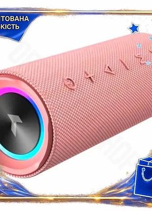 Dm портативна колонка pixus специфікація 2.2 ring pink bluetooth 5.3 акустична система для відпочинку spe|lz
