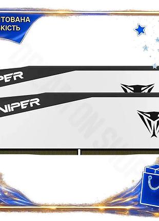 Dm память ddr5 16гб спецификация 2.2 x 2 32гб 5600 мгц patriot viper elite 5 белая для настольного пк spe|lz