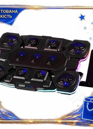 Dm підставка для ноутбука специфікація 2.2 до 17.3" 2e з rgb підсвічуванням для геймерів з вентилятора spe|lz