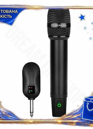 Dm мікрофон для караоке специфікація 2.2 real-el бездротовий чорний з шумозаглушенням для співу і вист spe|lz