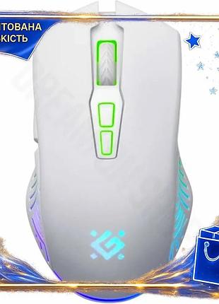 Dm бездротова миша defender специфікація 2.2 оптична 1200-3200 dpi з rgb підсвічуванням для комп'ютера spe|lz
