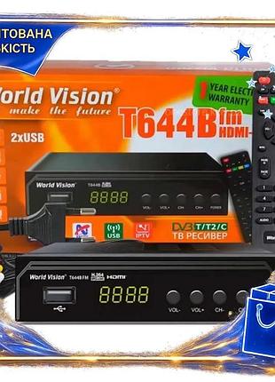 Dm tv-тюнер зовнішній автономний специфікація 2.2 world vision h.265 iptv для ефірного телебачення і м spe|lz