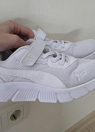 Кросівки puma 33 р для дівчинки 21 см дитячі білі літні легкі