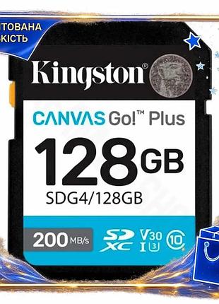 Dm карта пам'яті sdxc специфікація 2.2 128гб kingston canvas go! plus швидка для зйомки 4k відео та фо spe|lz