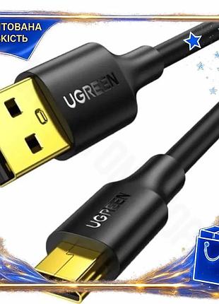 Dm кабель usb 2.0 специфікація 2.2 am miniusb 1 м чорний ugreen для синхронізації живлення зарядний ка spe|lz