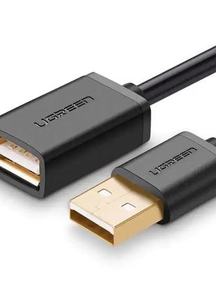 Usb подовжувач ugreen us103 usb 2.0 a male to a female cable 0.5м