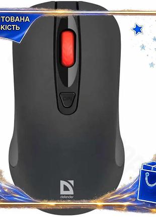 Dm бездротова миша defender специфікація 2.2 оптична чорна 800-1600 dpi для комп'ютера з безшумними кн spe|lz