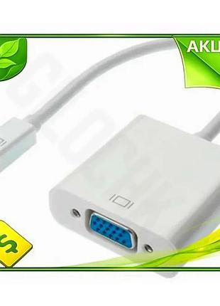 Ve переходник minidisplayport m-vga f new version stlab 15 см белый адаптер для подключения монитора в n6w_ver