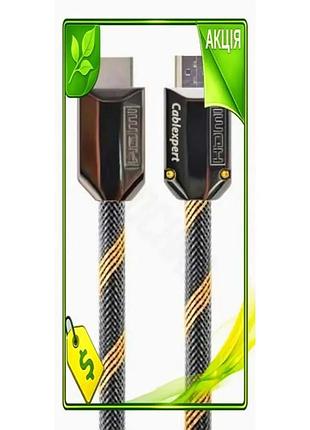 Ve кабель hdmi 1 м new version cablexpert чорний для телевізора комп'ютера проектора відеокабель для п n6w_ver