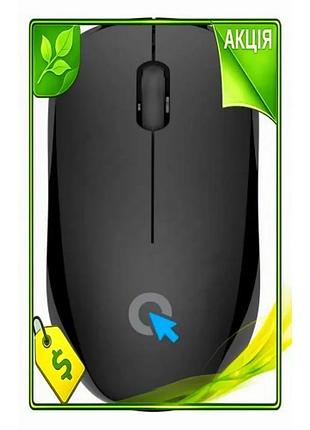 Ve бездротова миша officepro чорна new version оптична usb 2.4ghz для комп'ютера з 3 кнопками та 1200 n6w_ver