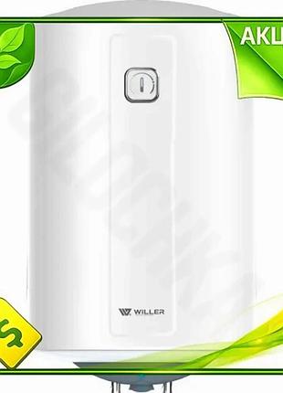 Ve водонагрівач willer 50л вертикальний new version з мокрим теном 1500вт механічне управління для дом n6w_ver