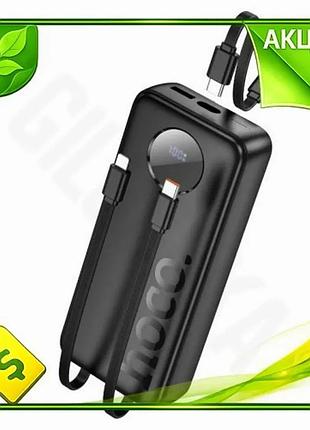 Ve универсальная мобильная батарея hoco new version 20000 mah черная power bank для смартфонов и планш n6w_ver
