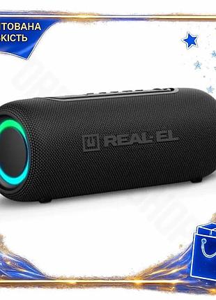 Dm портативна колонка real-el специфікація 2.2 з bluetooth 2.0 10 вт акустична система з rgb підсвічув spe|lz