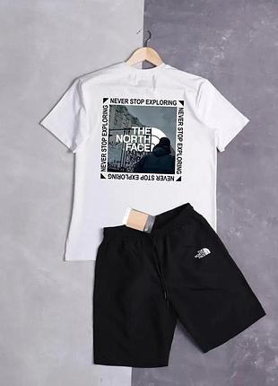 Комплект шорти+футболка the north face tnf