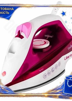 Dm праска liberton 1800w специфікація 2.2 white/pink керамічна для вертикального прання парова 90 г/хв spe|lz
