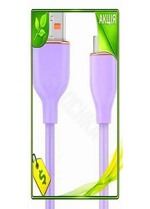 Ve кабель usb type-c 1.5 new version м cablexpert фіолетовий для зарядки та синхронізації мобільних пр n6w_ver