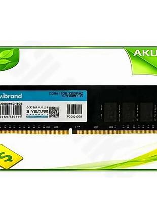 Ve память 16гб ddr4 wibrand new version 3200мгц оперативная память для настольного пк без радиатора мо n6w_ver