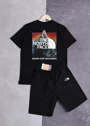 Комплект шорти+футболка the north face tnf