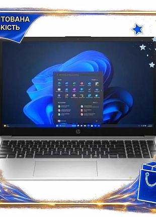 Dm ноутбук hp 15.6" специфікація 2.2 turbo silver з amd ryzen 5 16gb ddr5 512gb ssd для роботи і навча spe|lz