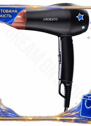 Dm фен ardesto 1200w специфікація 2.2 чорний дорожній з складною ручкою для сушіння волосся компактний spe|lz
