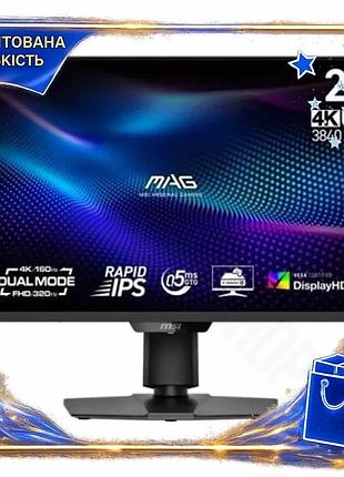 Dm монітор 27" msi специфікація 2.2 black mini-led rapid ips 3840x2160 160 гц для геймерів комп'ютерни spe|lz