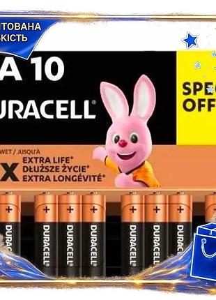 Dm батарейка aa duracell специфікація 2.2 лужна 10 шт 1.5v елемент живлення для побутової техніки бата spe|lz
