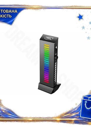 Dm підставка для відеокарти специфікація 2.2 deepcool gh-01 a-rgb чорна з 9 argb led для комп'ютера ох spe|lz