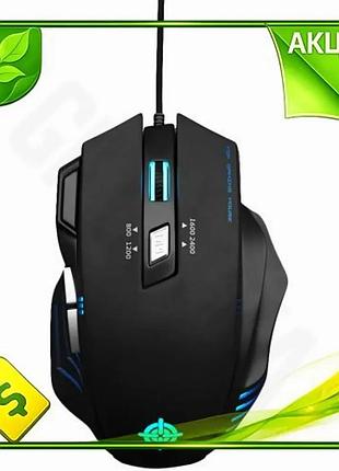 Ve миша gamepro storm оптична new version usb 2400 dpi ігрова з rgb підсвічуванням ергономічна для пк n6w_ver