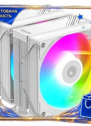 Dm кулер для процессора спецификация 2.2 id-cooling frozn a620 argb snow 2x120 мм башенный активное ох spe|lz