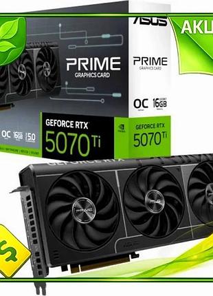 Ve відеокарта geforce rtx 5070 new version ti asus prime oc 16гб gddr7 для ігор 256-біт hdmi 3xdp акти n6w_ver