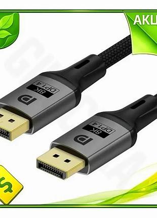 Ve кабель displayport 1,5 м new version colorway v1.4 для підключення монітора 8k 60 гц відеокабель дл n6w_ver