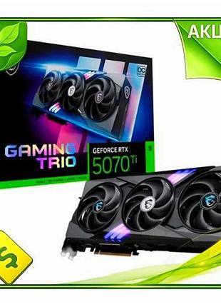Ve відеокарта geforce rtx 5070 new version ti msi gaming trio oc 16гб gddr7 для ігор та створення конт n6w_ver