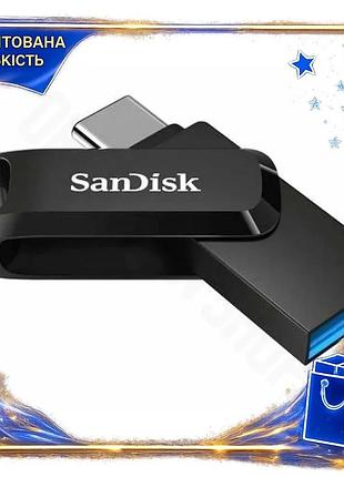 Dm флеш накопитель usb спецификация 2.2 256гб sandisk ultra dual черный type-c usb 3.2 для хранения да spe|lz