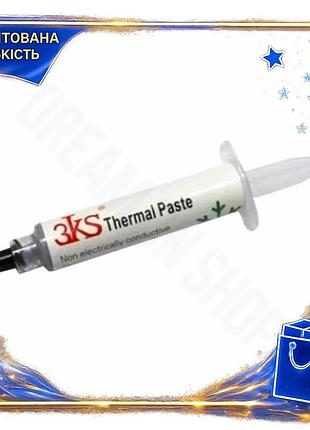 Dm термопаста 3ks tg-500 специфікація 2.2 2 г шприц для процесорів охолодження комп'ютера термопідклад spe|lz