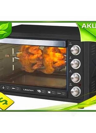 Ve электродуховка liberton 2200w 65л new version конвекционная духовка для выпечки и запекания таймер n6w_ver