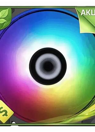Ve вентилятор 120 мм gamemax new version чорний rgb підсвічування для корпусу активне охолодження 1200 n6w_ver