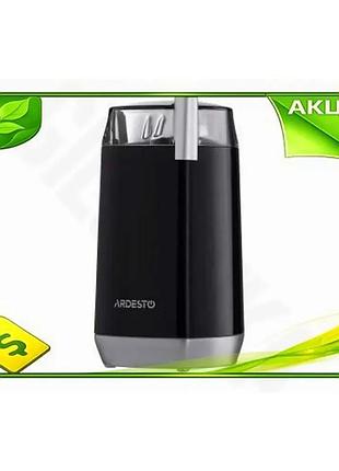 Ve кофемолка ardesto роторная для new version кофе black 150 вт с нержавеющими лезвиями компактна для n6w_ver