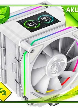 Ve кулер для процессора gamemax new version sigma 620 white алюминий медь активное охлаждение argb для n6w_ver