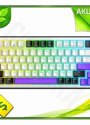 Ve клавіатура механічна hator hellyberry new version 75% usb rgb для геймерів і комп'ютерних ігор дрот n6w_ver