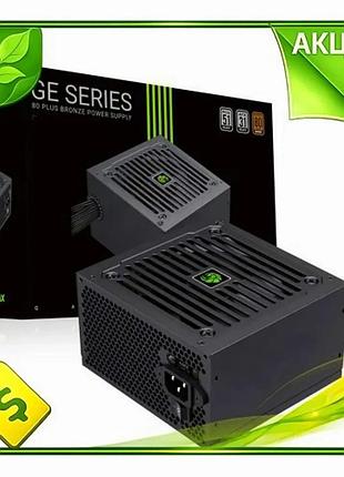Ve блок питания 550 вт new version gamemax 80 plus bronze для пк с активной pfc и защитой opp ovp uvp n6w_ver
