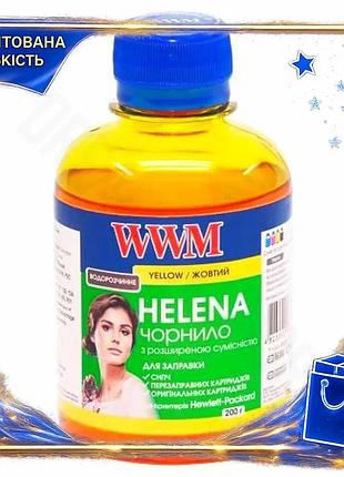 Dm чорнило wwm hp специфікація 2.2 universal жовте 200 мл водорозчинне для принтера фарба для друку spe|lz