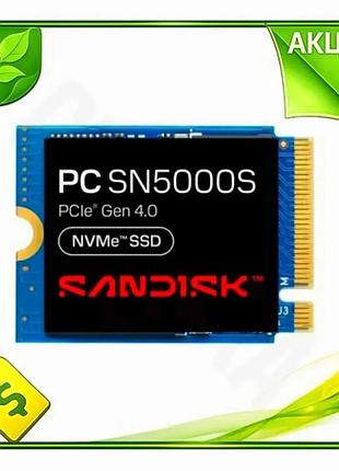 Ve твердотільний накопичувач ssd 512гб new version western digital nvme 4.0 m.2 2230 для пк ноутбука ш n6w_ver