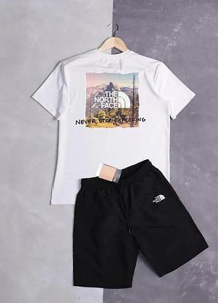 Комплект шорти+футболка the north face tnf