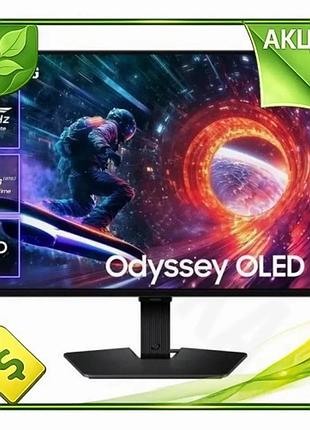 Ve монітор 27" samsung odyssey new version oled 2560x1440 180 гц для геймерів з amd freesync і nvidia n6w_ver