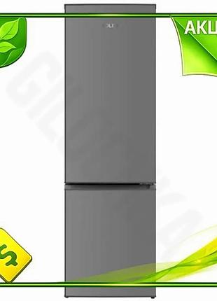 Ve холодильник edler двухкамерный grey new version с нижней морозильной камерой 273l для дома и семьи n6w_ver