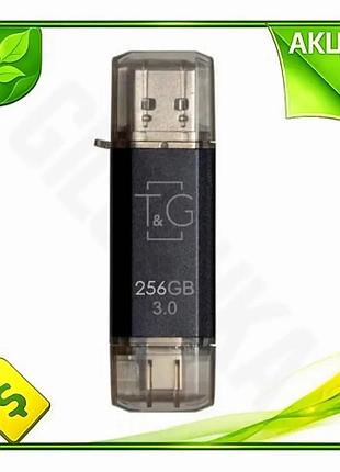 Ve флеш накопитель usb 256гб new version tg star черный type-c usb 3.0 моноблок для хранения данных на n6w_ver