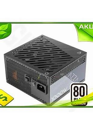 Ve блок живлення azza 1000 new version вт модульний 80 plus platinum для пк з захистом і підключеннями n6w_ver
