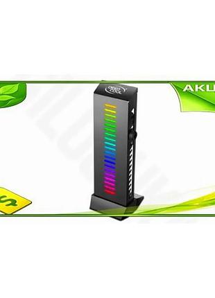 Ve підставка для відеокарти deepcool new version gh-01 a-rgb чорна з 9 argb led підставка для комп'юте n6w_ver